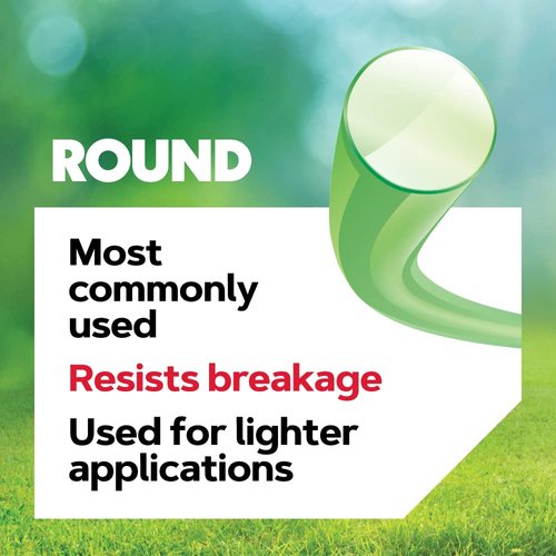 Oregon 21-380 Gatorline 1-Pound Round String Trimmer Line, .080-inches x 413-feet – Fits Most Weed Whacker Types