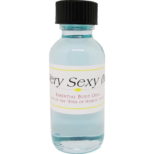 TCEShop Very Sexy - Type VS For Men Scented Body Oil Fragrance [Regular Cap - Light Blue - 1 oz.] - ID#24413