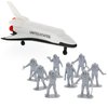 Astronaut and Space Toy Action Figure Playset- 60pc Set Includes Astronauts, Rockets, Spaceship Shuttle, Satellites & More- Great for Imaginative Play, School Projects, Stocking Stuffers, & Xmas Gifts