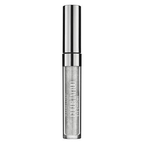 Maybelline New York Color Tattoo Eye Chrome Eyeshadow, Silver Spark, 0.11 fl. oz.