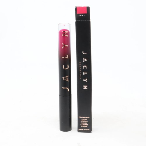 Jaclyn Cosmetics Poutspoken Liquid Lipstick I&#39;m In It, 0.12 Fl Oz (Pack of 1), Red