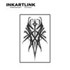 INKARTLINK Temporary Tattoos, Semi Permanent Tattoos, Adult Art Designs, Waterproof Temporary Tattoos, Party Favors, Tattoo Stickers Realistic, No Adhesive, Lasts 1-2 Weeks (Tribal Totem)