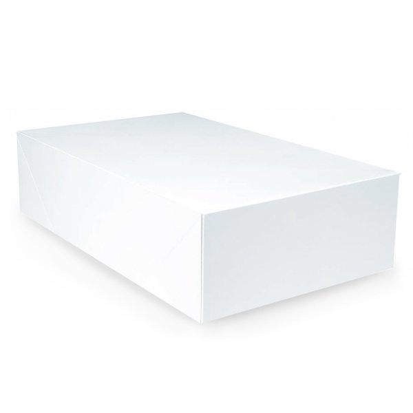 Deluxe White Gift Box -19" x 12" (1 Pc.) - Elegantly Crafted, Premium Quality Material, Standout Presentation - Ideal for Memorable Gifts