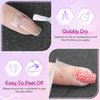 SAVILAND Liquid Latex for Nails, 15ML Latex Nail Polish Barrier Peel Off - Latex Tape Peel Off for Nails Cuticle Guard Skin Barrier Protector Nail Latex with Tweezers for Home DIY Nail Art Salon