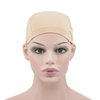 YTBYT 2 Pcs Wig Caps Bamboo Fiber Wig Cap Elastic Breathable Wigs Grip Cap Wig Liner Cap (Beige)