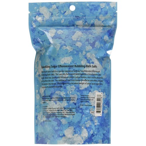 Primal Elements Bubbling Bath Salts, Sparkling Sugar, 12 Ounce