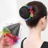7 PACK Colored Hair Nets for Ballet Bun Cover, Invisible Elastic Hairnets Hair Accessories for Girls