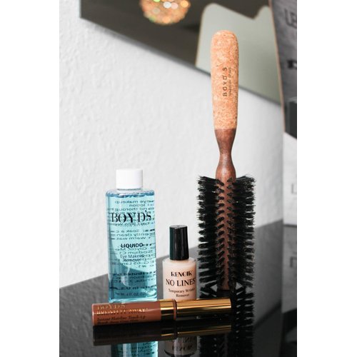 Boyd's Cork Handle Hair Brush, for Blow Drying and Styling- Diameter- 95mm