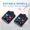 Big Autoparts Key Fob 4 Button Keyless Entry Remote Control Key Fob fit for Ford Focus Explorer Mercury Lincoln Mazda Tribute,2 Pack