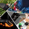 mummy Black Textured Nitrile Gloves 4 Mil,Disposable Latex-Free Gloves Powder-free For Tattoo,Piercing,Beauty Salon,Home Clean,Gardening Use,Hotel Services (M-100)