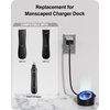 Charging Dock Compatible with MANSCAPED 3.0&2.0 as Replacement for Manscaped Charger Dock with AC Adapter 4.9FT Power Cord for The Lawn Mower 3.0/2.0 and The Weed Whacker Nose and Ear Hair Trimmer