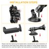 Camera Suction Cup Mount,Car Windshield Window Dashboard Suction Cup Holder, Phone Holder,for GoPro Hero 12 11 10 9 8 7 6 5 Insta360 X3 GO3 DJI Action 3 4 Accessories, with 1/4 Thread Adapter
