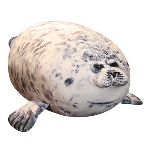 Soft Chubby Blob Seal Pillow Stuffed Cotton Plush Animals Toy 15.7 Inch Cute Seal Plush Toy Cotton Stuffed AnimalsThe for Children