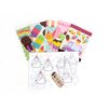 Tiny Mills Ice Cream Coloring Books with Crayons Party Favors with 12 Coloring Books and 48 Crayons, Favor Bag Filler, Carnival Giveaways