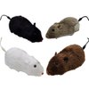 balacoo 4pcs Plush Clockwork Mouse Small Dog Toy Animals Toys pet Toys Soft Toy cat Teaser Toy cat mice Toys Stuffed Rat Toy Mouse cat Mouse Wind up Mouse cat Toy Fake Mouse Puppy Plastic