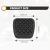 2 Pcs Rubber Brake Clutch Pedal Cover, Compatible with Honda Civic, Replacements 46545-SA5-000, 46545 SA5 000, 46545SA5000, Pedal Pad Cover