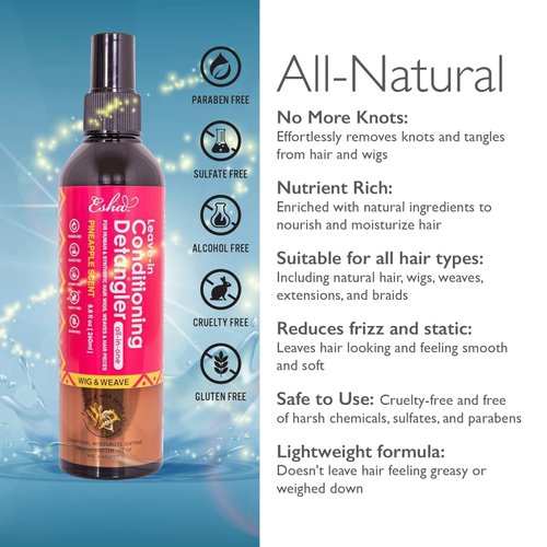 Esha Girl – Wig & Weave Leave-in Conditioner & Detangler (4 Fl Oz)