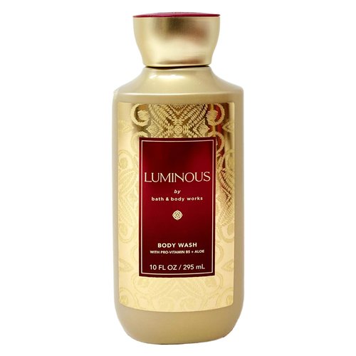 Bath & Body Works Luminous 3 Pack Body Wash Gift Set with a Creamy Rose Bar Soap - Full Size