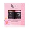 tgin Rose Water Shampoo + Conditioner Duo for Curly, Coily and Wavy Hair, Sulfate Free, with Rose Water, Acai Berries, Nourishes and Detangles Dry, Color Treated Hair, 13 oz