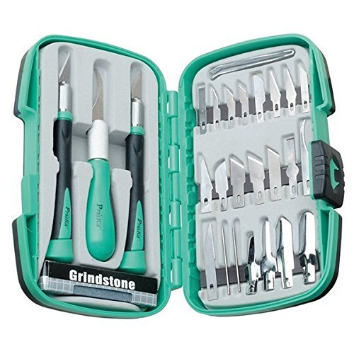PD-395A 30-in-1 Multifunctional Graver Manual Tools Wood Working Carving Knife Set Kit