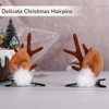 COYLINK Christmas Reindeer Antlers Hair Clips Hairpins with Deer Horn Ears Christmas Hair Accessories Cute Deer Headdresses Stocking Stuffers for Women