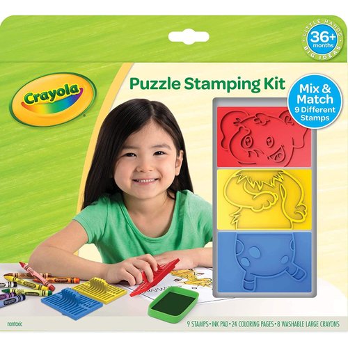 Crayola My First Animal Stamper Set, Coloring & Learning Toys for Toddlers, Toddler Gift, Over 40 Pieces