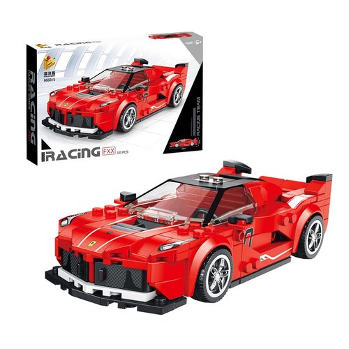 PANLOS FXX Race Car Models Building Toys with Mini Figurine Collectible Super Car Building Blocks Kit Racing Car Toy Gifts for Kids Boys and Adult