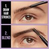 Maybelline Express Brow Ultra Slim Eyebrow Makeup, Brow Pencil with Precision Tip and Spoolie for Defined Eyebrows, Ash Brown, 1 Count