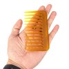 Mini Wide Tooth Comb, Small Travel Detangling Comb Pocket Curly Hair Comb Portable Styling Comb Shower Wet Comb for Women, Beard Comb for Men, No Handle Design (1 Pack）