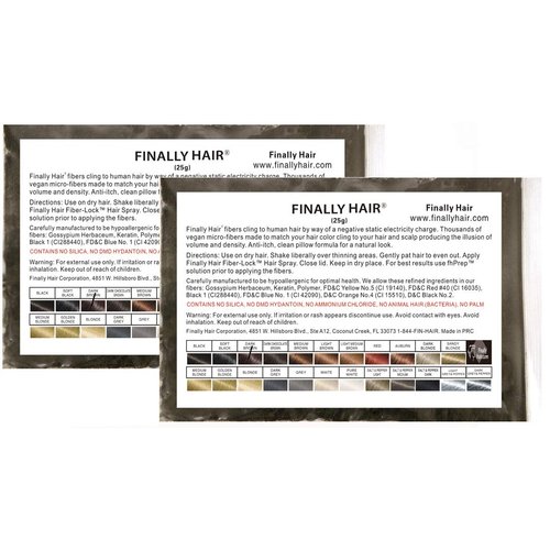 Dark Brown Keratin Hair Building Fibers Refill Hair Loss Concealer Fiber 2pak of 25g = 50g 50 G Grams Gr 50gr Total Hair (use Dark Chocolate Brown for darker/no red)