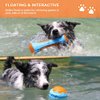 CoubonTail Dog Squeaky Toys Pack 4 Pcs, Pool Toys, Floating Toys for Interactive Fetch & Play, Dog Beach Toy Set, TPR
