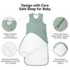 BubblePanda Rayon Made from Bamboo Sleep Sack 6-12 Months 0.5 Tog Soft Lightweight Toddler Sleep Sack for Babies 2-Way Zipper Wearable Blanket Baby 6 Months