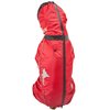 DOGHELIOS 'Weather-King' Windproof Waterproof and Insulated Adjustable Full Bodied Pet Dog Jacket Coat w/ Heat Retention Technology, Small, Red