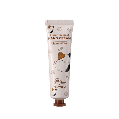 TONYMOLY x Squishmallows Cam Creamy Coconut Milk Hand Cream - Nourishing and Moisturizing, 30ml