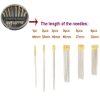 30pcs Hair Extension Clips U-Shape Stainless Steel Snap Clips for Wigs and Hair Extensions and Hairpieces, 30 Assorted Sewing Needles and 2 Rolls Thread (Black)