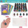 ANPHILE Dinosaur Party Favors - Dinosaur Birthday Party Supplies - 30 Pack Hatching Dinosaur Eggs with Cards Bulk - Party Favors for Kids 4-8, 8-12