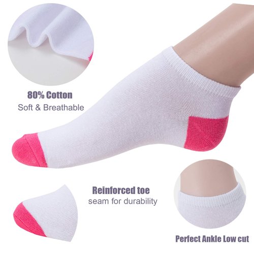 Luriesal No Show Socks for Women Ladies Colorful Short Ankle Socks Cotton Every Day Athletic Low Cut Socks