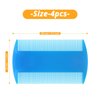 YEEPSYS Hair Comb, Double Sided Fine Tooth Combs, Fine Tooth Hair Combs for Kids, Adults or Pet's Long, Short, Fine, Thick Hair(4 Pack)