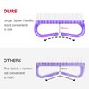 Larbois Handle Grip Nail Brush, Nail Brushes Hand Fingernail Brush Cleaner Scrubbing Kit Pedicure for Toes and Nails Men Women (4 Pack)