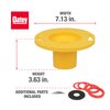 Oatey Toilet Flange Extender Kit 1/4- 1 5/8 in,Red and Yellow