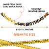 Construction Birthday Party Supplies Banner | Baby Boy Toddler Kids Birthday Truck Decorations - Huge 8-feet Long Under Construction Decor - The Perfect Decoration for your Party