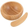 FOMIYES Clay Mask Bowl 1 Set Bamboo Mask Bowl Mini Wood Bowl Face Mask Bowl Beauty Silicone Bowl Wooden Masks Bowls Skincare Mixing Bowl Facemask Bowl Face Mud Bowl Cream Facial Mask