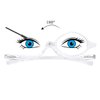 OCCI CHIARI Makeup Reading Glasses Women Magnifying Flip Lens Makeup Readers Women (Transparent, 3.0)