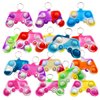 Roaqua 100 Packs Bulk Game Controller Backpack Mini pop Fidget Keychain,Birthday Party Favors,summer Students Bubble Prize for boy and Little Girl,Kids gifts