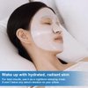 6 PCS Skinqueen Bio Collagen Face Mask, Bio-Collagen Deep Mask, Pure Collagen Films Korean Deep Hydrating Firming Overnight Hydrogel Mask