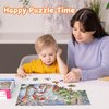 100 Piece Christmas Puzzles for Kids Ages 4-6 4-8 8-10 Christmas Puzzle - Christmas Dogs and Snowman Puzzles for Kids Ages 6-8 Children Educational Puzzles Gifts Christmas Stocking Stuffers