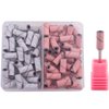 MZCMSL Nail Sanding Bands150 Grit for Nail Drill, 80pcs Small Sanding Bands Files with 3mm Mandrel Nail Drill Bit for Acrylic Nail Gel(150#)