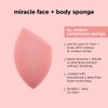 Real Techniques Miracle Face + Body Sponge, XL Makeup Blending Sponge For Whole Body, Ideal For Foundation, Body Makeup, & Self Tanner, Cruelty Free & Vegan, Latex Free, Packaging May Vary, 1 Count