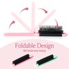 4 PCS Travel Brushes for Hair, Mini Hair Brush Travel Hair Brush Foldable Compact Hair Brush with Massage Comb Pocket Size Travel Brush Travel Hairbrush for Hair Styling, Gym, Trips, and Purse