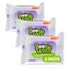 Baby Wipes by Boogie Wipes, Wet Wipes for Face, Hand, Body & Nose, Made with Vitamin E, Aloe, Chamomile and Natural Saline, Natural Lavender Scent, 30 Count, Pack of 3 (90 Total Wipes)